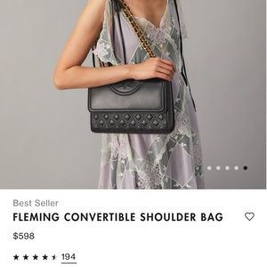 TORY BURCH FLEMING CONVERTIBLE SHOULDER BAG